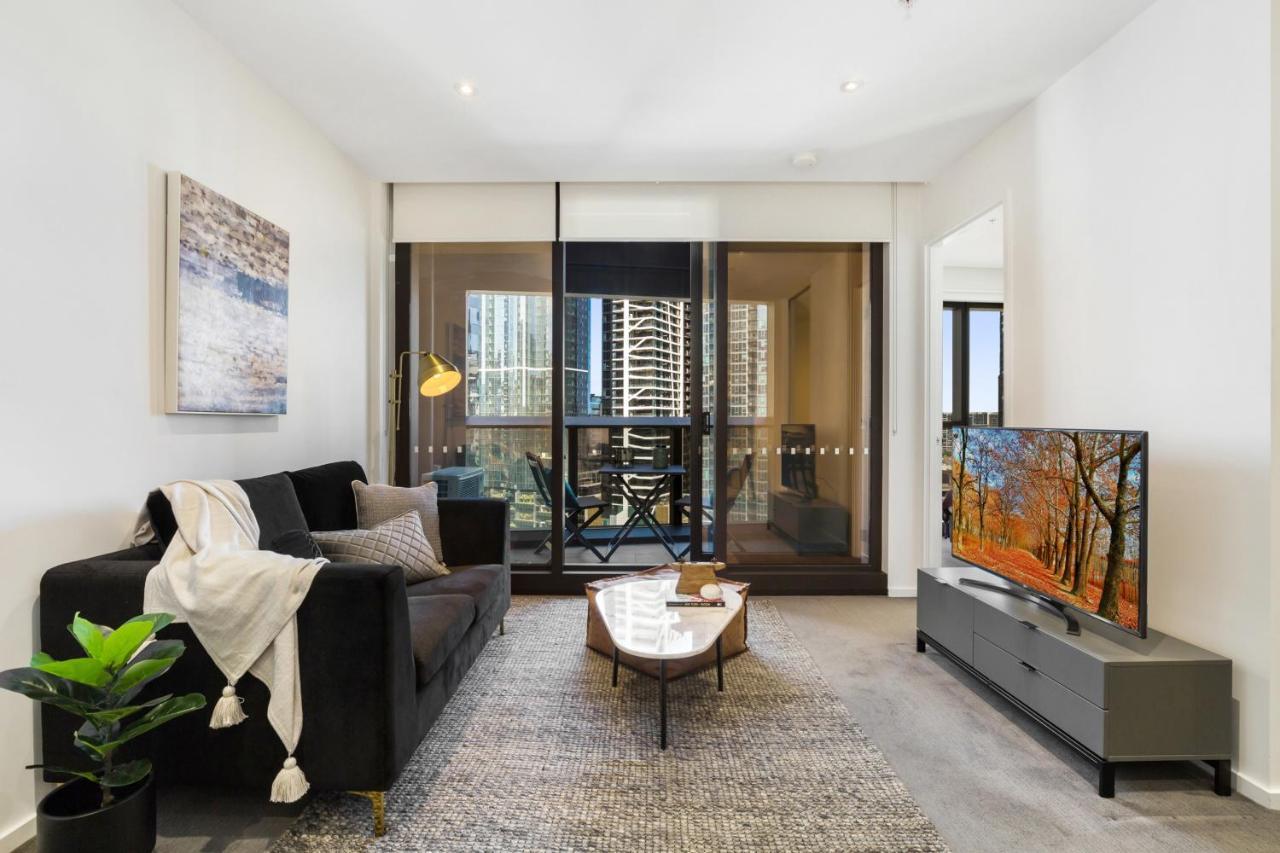 Stylish 2-Bed Apartment Near Southbank Restaurants Melbourne Exteriör bild